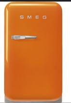 Smeg mini frigo oranje, Nieuw, Minder dan 75 liter, Zonder vriesvak, 45 tot 60 cm