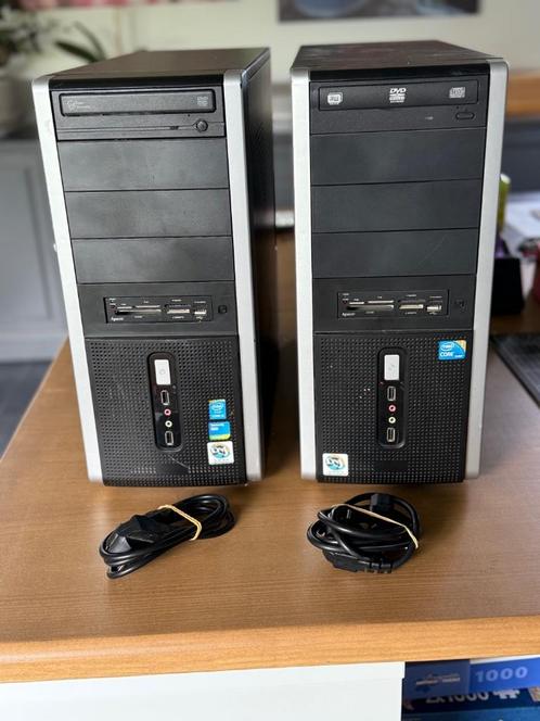 2 PC: I7 en I5 processoren, Computers en Software, Desktop Pc's, Gebruikt, 3 tot 4 Ghz, HDD, Met videokaart, Met monitor, Gaming
