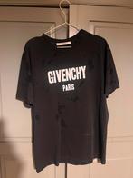 Givenchy tshirt met gaten // givenchy logo shirt, Maat 48/50 (M), Zwart, Ophalen of Verzenden, Zo goed als nieuw