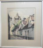 Schilderij Jeruzalemkerk Brugge - Van Loen, Antiek en Kunst, Ophalen