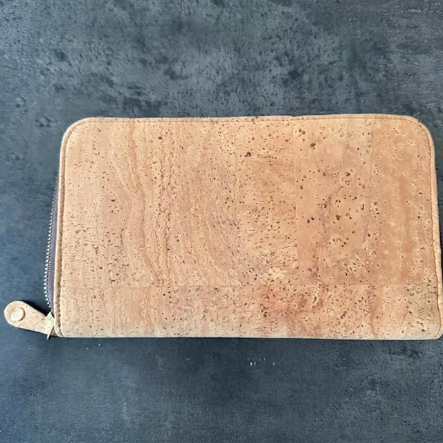 Portemonnee in kurk, Handtassen en Accessoires, Portemonnees, Nieuw, Beige, Ophalen