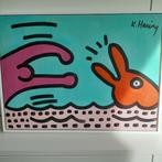 Keith Haring,  after. Dolphin, Antiek en Kunst, Kunst | Schilderijen | Modern, Ophalen of Verzenden