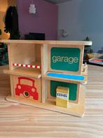 Sio Garage, Garage van hout, speelgoed, Kinderen en Baby's, Speelgoed | Houten speelgoed, Ophalen, Zo goed als nieuw