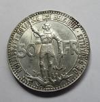 België 50 frank 1935 FRANS Wereldtentoonstelling poss. A, Ophalen of Verzenden, Zilver, Zilver