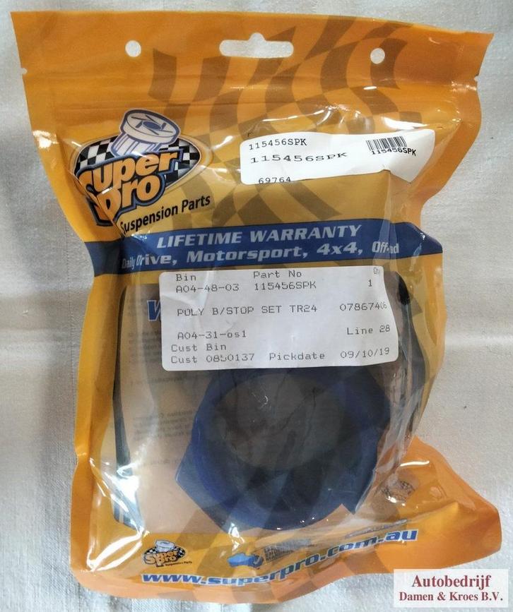 Bump Stop Set, rear axle, polyurethane 115456SPK, Auto-onderdelen, Ophanging en Onderstel, Overige automerken, Nieuw, Ophalen of Verzenden