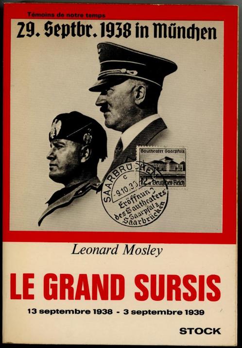 grand sursis septembre 1938 - septembre 1939 Mosley, Boeken, Geschiedenis | Stad en Regio, Gelezen, 20e eeuw of later, Ophalen of Verzenden