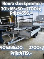 Aanhangwagens van 750 tot 3500 mtm Nieuw, Ophalen of Verzenden, Nieuw