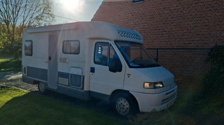 Camper Fiat ducato 2002, Caravans en Kamperen, Mobilhomes, Particulier, tot en met 4, Fiat, Fiat, Diesel, Standkachel, Douche