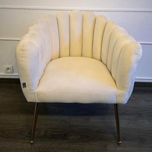 Beige Velvet Richmond stoelen, Huis en Inrichting, Stoelen, Gebruikt, Vier, Overige materialen, Overige kleuren, Ophalen
