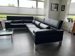 Jori Shiva zwart leder zithoek, Ophalen, Zo goed als nieuw, Leer, Strak design