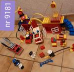 Lego duplo: brandweerkazerne vintage set nr 9181, Kinderen en Baby's, Speelgoed | Duplo en Lego, Ophalen of Verzenden, Zo goed als nieuw