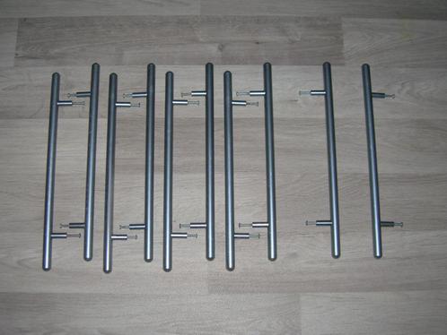 Handvatten voor meubelen, Doe-het-zelf en Bouw, Hang- en Sluitwerk, Zo goed als nieuw, Klink of Kruk, Inox, Ophalen