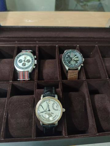 hamilton converter maurice lacroix retrograde  tissot 1973, Handtassen en Accessoires, Horloges | Heren, Ophalen, Zo goed als nieuw