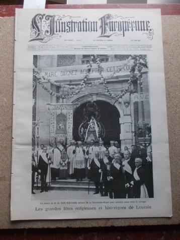 LOUVAIN FETES RELIGIEUSES ET HISTORIQUES 1907