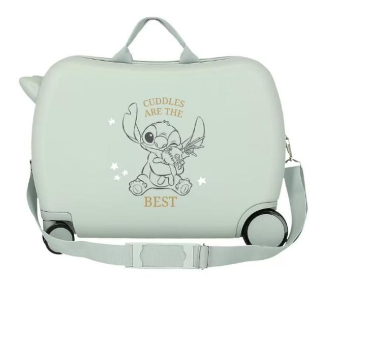 ABS Stitch Ride-On Kinderkoffer - Disney - Gratis verzending, Handtassen en Accessoires, Koffers, Nieuw, Hard kunststof, Minder dan 50 cm