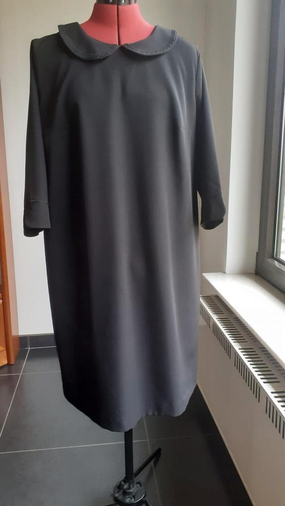 élégante robe noire, EU 46/48 (plutôt 48), Vêtements | Femmes, Robes, Comme neuf, Taille 46/48 (XL) ou plus grande, Noir, Longueur genou
