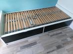 Bed + kasten, Ophalen, Gebruikt, Eenpersoons, Wit