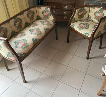 Fauteuil et banquette style classique, Enlèvement
