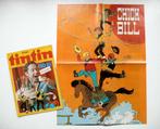 Poster Chick Bill 25 ans + Tintin Spécial Tibet - sept 1978, Tibet Hergé …, Une BD, Enlèvement, Utilisé