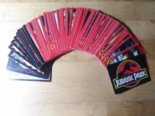 Cartes de collection JURASSIC PARK de 1993, Collections, Cartes à jouer, Jokers & Jeux des sept familles, Utilisé, Carte(s) à jouer