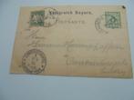 briefkaart- konigreich bayern-van 1896, Postzegels en Munten, Brieven en Enveloppen | Buitenland, Ophalen of Verzenden, Briefkaart