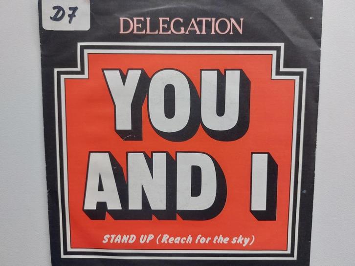 Delegation - You And I (1980-Disco/soul), Cd's en Dvd's, Vinyl Singles, R&B en Soul, Ophalen of Verzenden