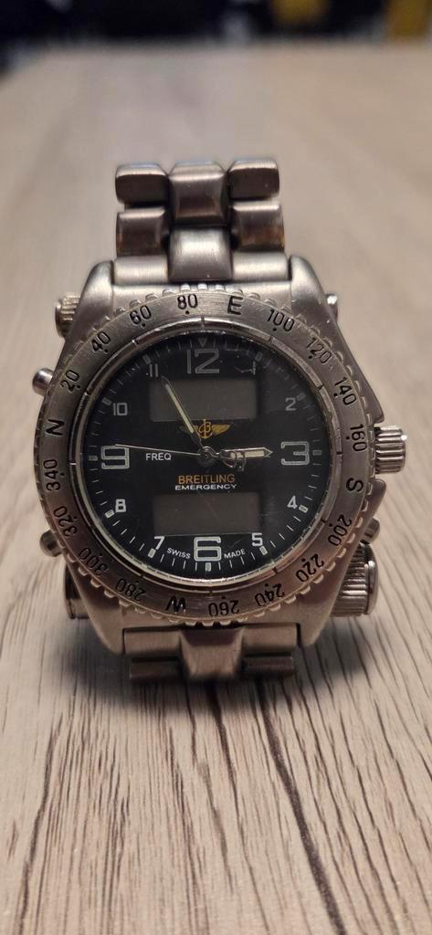 Breitling Emergency, Handtassen en Accessoires, Horloges | Heren, Breitling, Ophalen of Verzenden