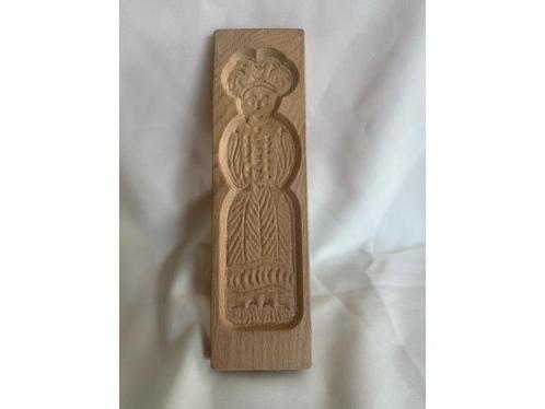Traditionele Speculaasplank met Vrouwelijk Figuur, Antiek en Kunst, Curiosa en Brocante