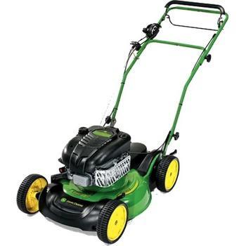 John Deere JS63V - 53 cm maaibreedte, Tuin en Terras, Grasmaaiers, Zo goed als nieuw, Benzine-grasmaaier, 50 cm of meer, Mulchfunctie