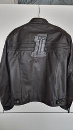 Motorvest Harley Davidson leder, zwart, maat L, Motoren, Ophalen