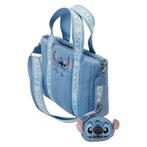 Disney Loungefly Stitch Plush Tote Bag With Coin Bag, Handtassen en Accessoires, Tassen | Damestassen, Nieuw, Shopper, Verzenden