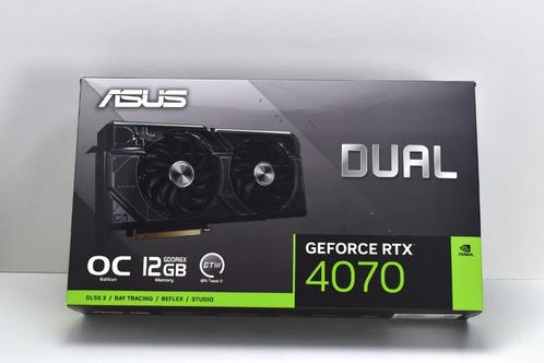ASUS dual geforce RTX 4070 -  OC edition | Als NIEUW, Computers en Software, Videokaarten, Zo goed als nieuw, Nvidia, Ophalen of Verzenden
