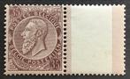 1891 LEOPOLD ll. (49a)***MNH. Gc + Tussenpaneel., Koninklijk huis, Orginele gom, Ophalen of Verzenden, Postfris