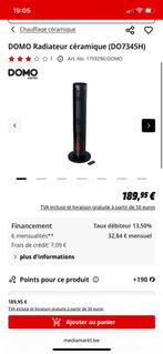 DOMO Radiateur céramique, Bricolage & Construction, Enlèvement ou Envoi, Comme neuf, Radiateur