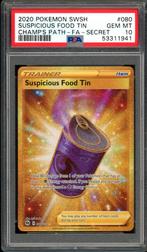 Suspicious Food Tin PSA 10 - 073/080 - Champions Path 2020, Ophalen of Verzenden, Zo goed als nieuw, Losse kaart