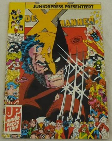 Strip Comic, Marvel, De X-Mannen, Nr.65, Junior Press, 1988.