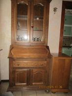 meuble vitrine secretaire, Huis en Inrichting, Kasten | Secretaires, Ophalen, Zo goed als nieuw, Ancien