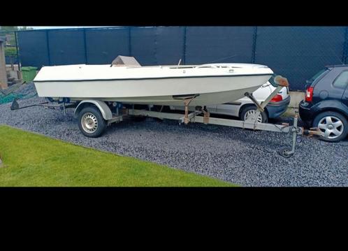 Speedboot met Castoldi waterjet + trailer – géén vaarbewijs, Watersport en Boten, Speedboten, Gebruikt, 3 tot 6 meter, Benzine