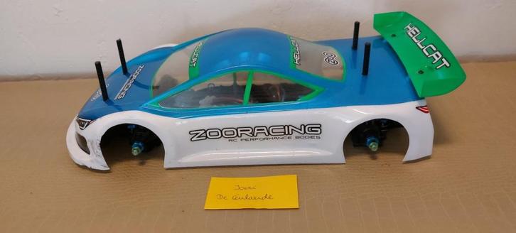 Tamiya TT-01 ZooRacing Hellcat Hop-Up Tamiya 10.5t, Hobby en Vrije tijd, Modelbouw | Radiografisch | Auto's, Zo goed als nieuw