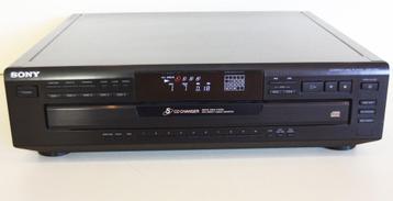 Sony CDP-C661 CD-Speler Voor 5 CD's / Met Shuffle Functie beschikbaar voor biedingen