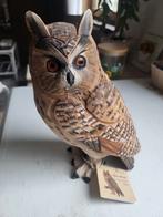 Decobird - long eared owl - NIEUW met etiket, Antiek en Kunst, Kunst | Beelden en Houtsnijwerken, Ophalen of Verzenden