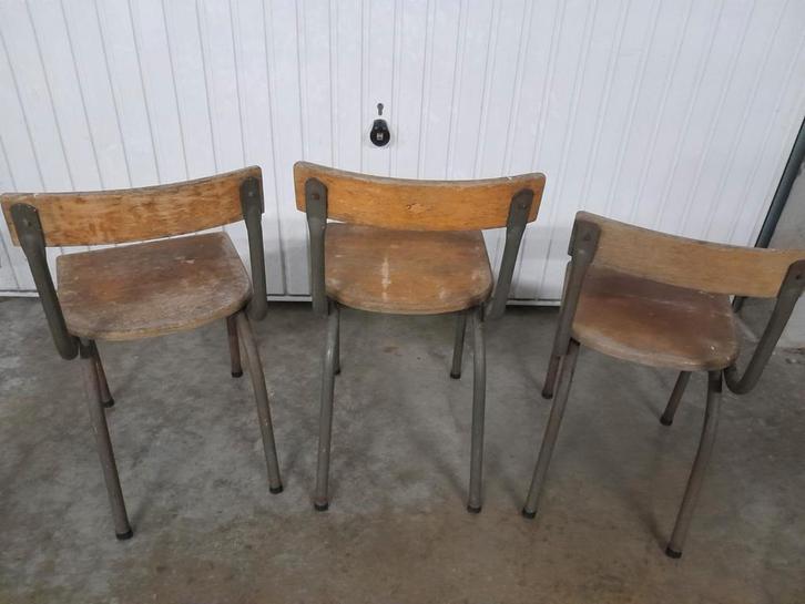 Tubbax stoelen voor kinderen, Huis en Inrichting, Stoelen, Gebruikt, Drie, Hout, Metaal, Ophalen