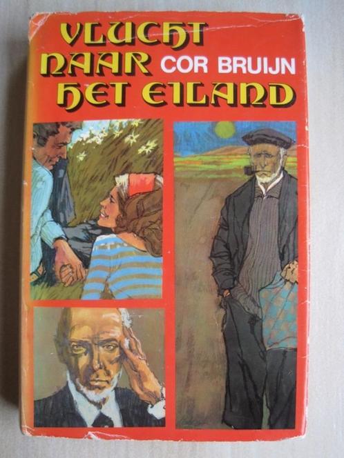 380 - Vlucht naar het eiland - Cor Bruijn, Boeken, Romans, Zo goed als nieuw, Nederland, Ophalen of Verzenden