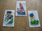 Wielrenner Windsurfer Voetballer Stickers Chiquita, Collections, Sport, Enlèvement ou Envoi, Neuf