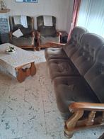 salon, Huis en Inrichting, Zetels | Zetels, Ophalen, Hout, Gebruikt, 150 tot 200 cm