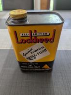 Vintage olieblik Lockheed 1liter, Verzamelen, Ophalen of Verzenden, Gebruikt, Verpakking