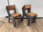 Industriële retro stoelen metaal, Ophalen
