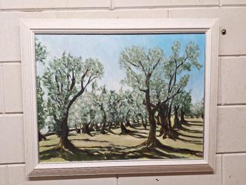 Landschap met veel bomen beschikbaar voor biedingen