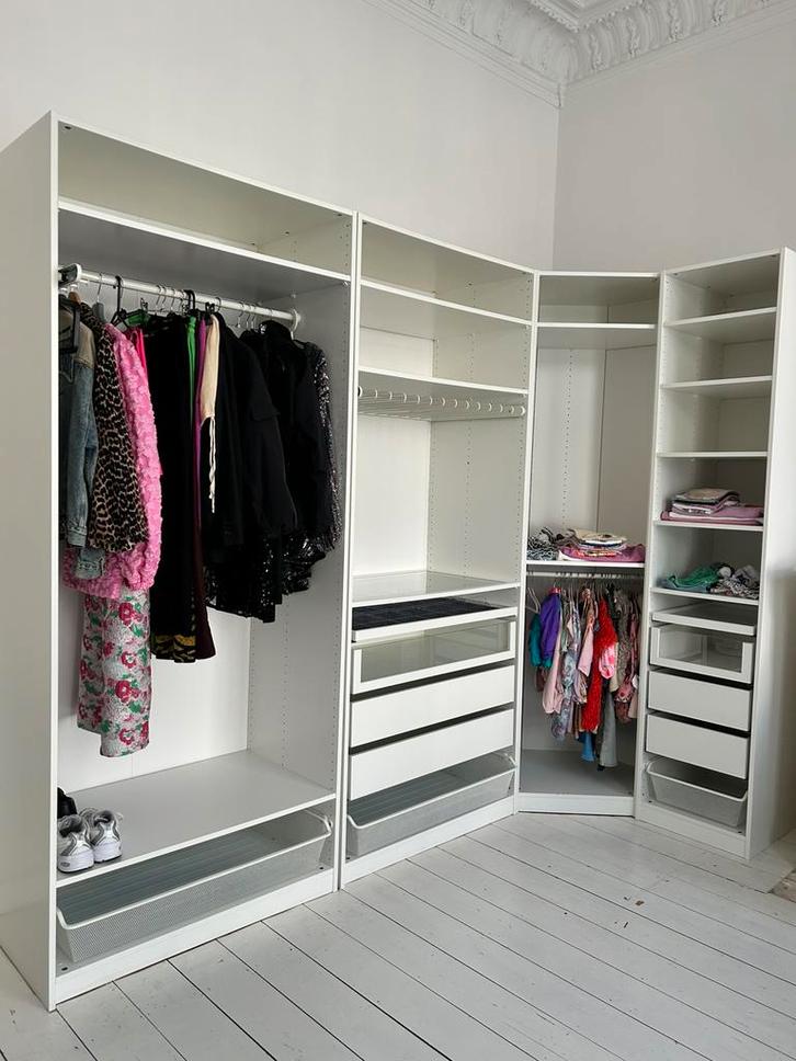 Ikea PAX kast open dressing, Huis en Inrichting, Kasten | Kleerkasten, Gebruikt, 200 cm of meer, 50 tot 100 cm, 50 tot 75 cm, Met lade(s)