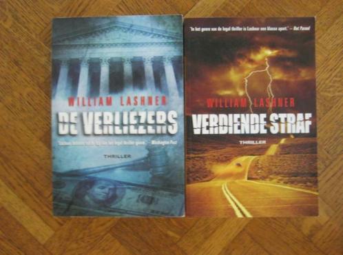 2 boeken William Lashner, Livres, Thrillers, Utilisé, Enlèvement ou Envoi